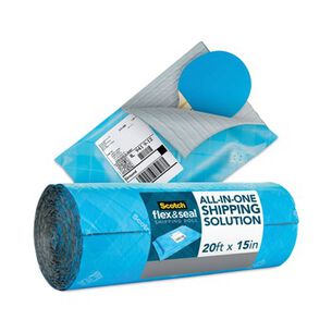 INDUSTRIAL SHIPPING SUPPLIES | Scotch FS-1520 Flex and Seal 15 in. x 20 ft. Shipping Roll - Blue/Gray (1 Roll)