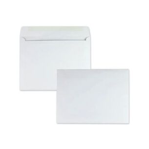 MAILING PACKING AND SHIPPING | Quality Park QUA37613 10 in. x 13 in. #13 1/2, Cheese Blade Flap, Gummed Closure, Open-Side Booklet Envelope - White (100/Box)