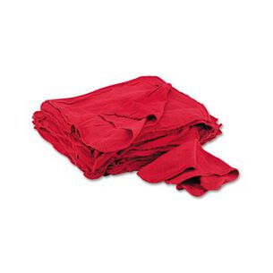 CLEANING CLOTHS | General Supply UFSN900RST 14 in. x 15 in. Cloth Shop Towels - Red (50/Pack)
