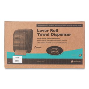 PAPER TOWEL HOLDERS | San Jamar T1190TBL 12.94 in. x 9.25 in. x 16.5 in. Lever Roll Oceans Towel Dispenser - Arctic Blue