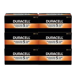 HOUSEHOLD BATTERIES | Duracell MN1604CT 9V CopperTop Alkaline Batteries (72/Carton)