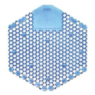 ODOR CONTROL | Fresh Products 2WDS60CBL Wave 3D Urinal Deodorizer Screen - Cotton Blossom Scent, Blue (60/Carton)