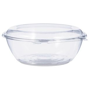 BOWLS AND PLATES | Dart CTR48BD 8.9 in. x 3.4 in. 48 oz. Tamper-Resistant/Evident Dome Lid Bowls - Clear (100/Carton)