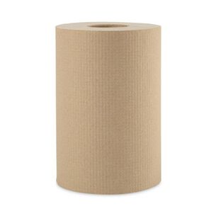 PAPER TOWELS AND NAPKINS | Boardwalk B6252 8 in. x 350 ft. 1-Ply Hardwound Paper Towels - Natural (12/Carton)