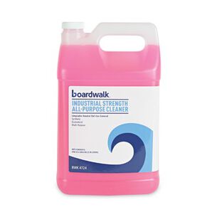 ALL PURPOSE CLEANERS | Boardwalk BWK4724EA 1 Gallon Bottle Industrial Strength Unscented All-Purpose Cleaner