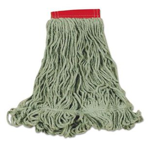 MOPS | Rubbermaid Commercial FGD25306GR00 Super Stitch Blend Cotton/Synthetic Mop Head - Large, Green (6/Carton)