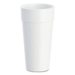 BREAKROOM SUPPLIES | Dart 24J16 Hot/Cold Foam 24 oz. Drink Cups - White (500/Carton)