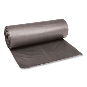 FACILITY MAINTENANCE SUPPLIES | Boardwalk H7658TGKR01 38 in. x 58 in. 60 gal. 0.95 mil Recycled Low-Density Polyethylene Can Liners - Black (100/Carton)