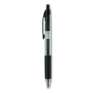 PENS | Universal UNV39910 0.7 mm. Medium Comfort Grip Retractable Gel Pen - Black Ink, Clear/Black Barrel (36/Pack)