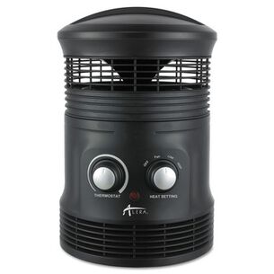 HEATING COOLING VENTING | Alera HEFF360B 750W 8 in. x 8 in. x 12 in. 360-Degree Circular Fan Forced Heater - Black