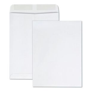 MAILING PACKING AND SHIPPING | Quality Park QUA41413 9 in. x 12 in. #10 1/2, Square Flap, Gummed Closure, Catalog Envelope - White (100/Box)