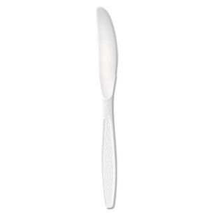 CUTLERY | SOLO GD6KW-0007 Guildware Cutlery Extra Heavyweight Polystyrene Knife - White (1000/Carton)