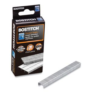 OFFICE STAPLES | Bostitch SBS191/4CP Standard Staples with 0.25 in. Legs - Steel (5000/Box)