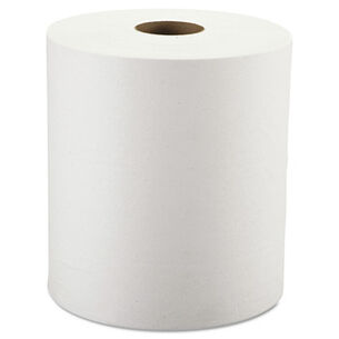 PAPER TOWELS AND NAPKINS | Windsoft WIN12906 8 in. x 800 ft. Hardwound Roll Towels - White (6 Rolls/Carton)