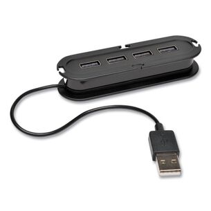 OFFICE ADAPTERS AND CHARGERS | Tripp Lite U222-004-R 4 Ports USB 2.0 Ultra-Mini Compact Hub with Power Adapter - Black