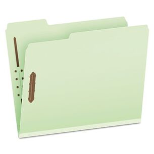 FILE FOLDERS | Pendaflex 17178EE 1/3-Cut Tabs 1 in. Expansion 2 Fasteners Letter Size Heavy-Duty Pressboard Folders - Green (25/Box)