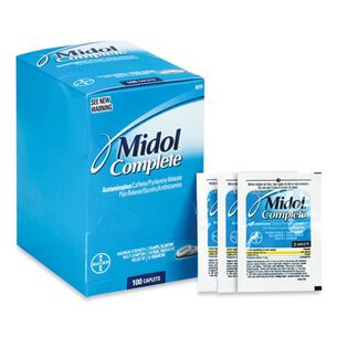 SAFETY EQUIPMENT | Midol 90751 2-Pack Complete Menstrual Caplets (50 Packs/Box)