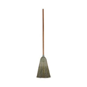 CLEANING AND SANITATION | Boardwalk BWK932YCT Yucca Corn Fiber Bristle Warehouse Brooms with 56 in. Handle - Natural (12/Carton)