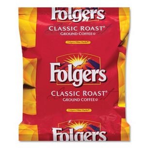 FACILITY MAINTENANCE SUPPLIES | Folgers 2550006239 0.9 oz. Classic Roast Coffee Filter Packs (40/Carton)