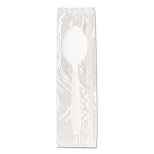 CUTLERY | SOLO RSW3-0007 Teaspoon Individually Wrapped Reliance Mediumweight Cutlery - White (1000/Carton)