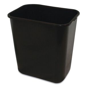 TRASH CANS | Impact IMP 7702-5 Soft-Sided 28-Quart Polyethylene Wastebasket - Black