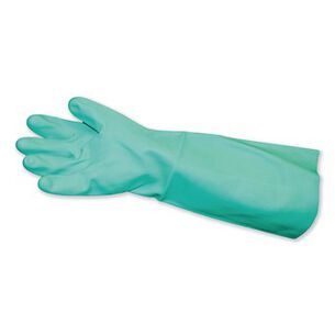 DISPOSABLE GLOVES | Impact IMP 8225M Long-Sleeve Unlined Powder-Free Nitrile Gloves - Medium, Green (12 Pair/Carton)