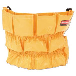 CLEANING CARTS | Rubbermaid Commercial FG264200YEL 12-Compartment Brute Caddy Bag - Yellow
