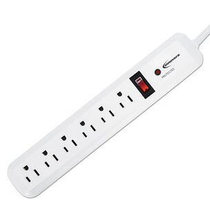 SURGE PROTECTORS | Innovera IVR71652 6 AC Outlets 4 ft. Cord 540 Joules Plastic Housing Surge Protector - White