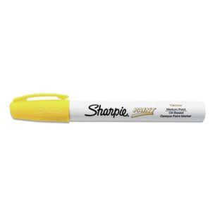 MARKERS | Sharpie 2107619 Medium Bullet Tip Permanent Paint Marker - Yellow (1 Dozen)