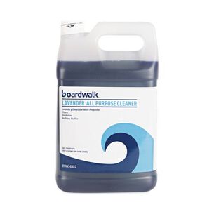 ALL PURPOSE CLEANERS | Boardwalk BWK4802EA 1 Gallon All Purpose Cleaner Bottle - Lavender