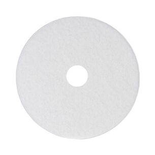 CLEANING AND SANITATION ACCESSORIES | Boardwalk BWK4014WHI 14 in. Polishing Floor Pads - White (5/Carton)