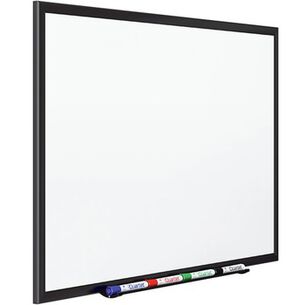 OFFICE PRESENTATION SUPPLIES | Quartet 2544B Classic Series 48 in. x 36 in. Porcelain Magnetic Dry Erase Board - White Surface/Black Aluminum Frame