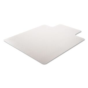 OFFICE FURNITURE ACCESSORIES | Deflecto CM14233 45 in. x 53 in. Wide Lipped SuperMat Frequent Use Chair Mat for Medium Pile Carpet - Clear