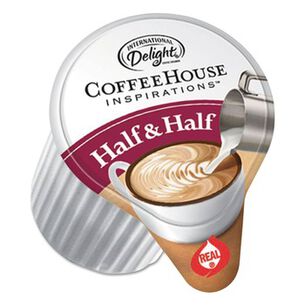 FOOD CONDIMENTS | International Delight UPC102042 0.38 oz. Coffee House Inspirations Half and Half (180/Carton)