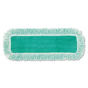 CLEANING CLOTHS | Rubbermaid Commercial FGQ41800GR00 18 in. Microfiber Dust Pad with Fringe - Green