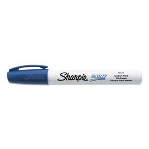 MARKERS | Sharpie 2107624 Medium Bullet Tip Permanent Paint Marker - Blue (1 Dozen)