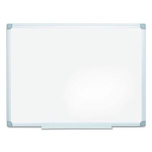 WHITE BOARDS | MasterVision MA0500790 Silver Easy Clean 48 in. x 36 in. Aluminum Frame Reversible Earth Dry Erase Board - White/Silver