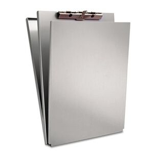 CLIPBOARDS | Saunders 10017 0.5 in. Clip Capacity Holds 8.5 in. x 11 in. Sheets A-Holder Aluminum Form Holder - Silver