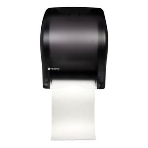 FACILITY MAINTENANCE SUPPLIES | San Jamar T8000TBK Tear-N-Dry 11.75 in. x 9.13 in. x 14.44 in. Essence Classic Automatic Dispenser - Black Pearl