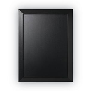 CHALKBOARDS | MasterVision PM07151620 Kamashi 36 in. x 24 in. Wood Frame Chalk Board - Black