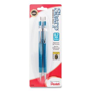 PENCILS | Pentel P207BP2-K6 0.7 mm HB (#2.5) Black Lead Blue Barrel Sharp Mechanical Pencil (2/Pack)
