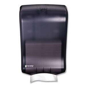 TOILET PAPER DISPENSERS | San Jamar T1700TBK 11.75 in. x 6.25 in. x 18 in. Ultrafold Multifold/C-Fold Classic Towel Dispenser - Black Pearl