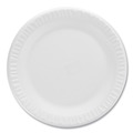 Bowls and Plates | Dart 9PWCR 9 in. Diameter Concorde Non-Laminated Foam Plates - White (125/Pack) image number 0