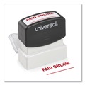 Just Launched | Universal UNV10156 Pre-Inked Paid Online Message Stamp - Red Ink image number 3