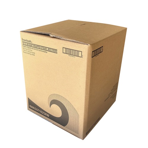 Cutlery | Boardwalk BWKGST1025RW 10.25 in. Polypropylene Wrapped Giant Straws - Red/White Striped (1200/Carton) image number 0