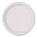 Bowls and Plates | Boardwalk BWKPLTHIPS6WH 6 in. Diameter Hi-Impact Plastic Dinnerware Plate - White (1000/Carton) image number 4