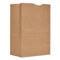  | Ross & Wallace Paper Products 110411 57 lbs. Capacity 12 in. x 7 in. x 17 in. Grocery Paper Bags - Kraft (500/Bundle) image number 0