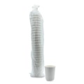 Cups and Lids | Boardwalk BWKDW8HCUP 8 oz. Double-Walled Paper Hot Cups - White (500/Carton) image number 1