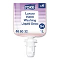Hand Soaps | Tork 400032 1L Refill Soft Rose Scent Luxury Liquid Soap (6/Carton) image number 0
