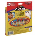 Washable Markers | Cra-Z-Art 1000224 Super Washable Broad Bullet Tip Markers - Assorted Colors (10/Set) image number 5